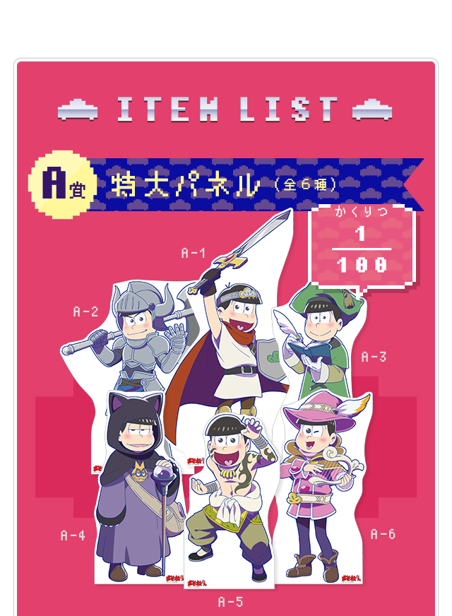 楽天アプリ市場限定品の おそ松さん グッズ登場 Rpg松大活躍