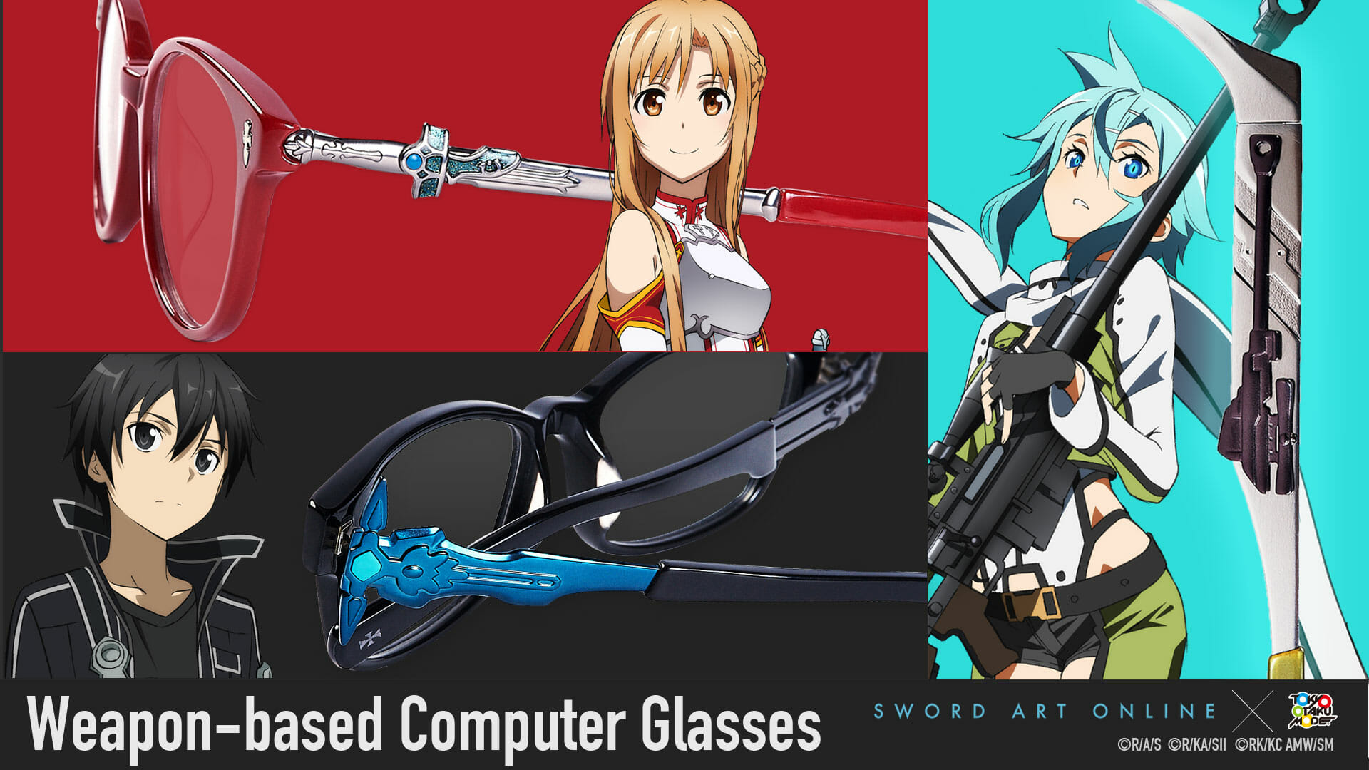 Sword Art Online Tokyo Otaku Mode コラボ商品化プロジェクト第2弾 普段使いできちゃうpcメガネが登場